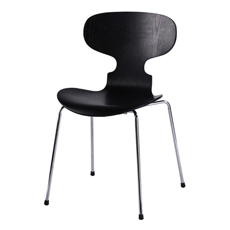 Chaises de salle à manger avec pieds en métal de Style industriel, chaises sans bras à dossier solide pour la maison