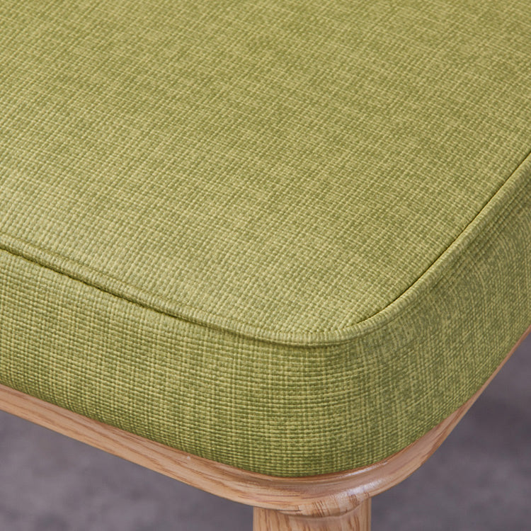 Chaise d'appoint de maison scandinave, chaise de salle à manger rembourrée en métal à dossier solide
