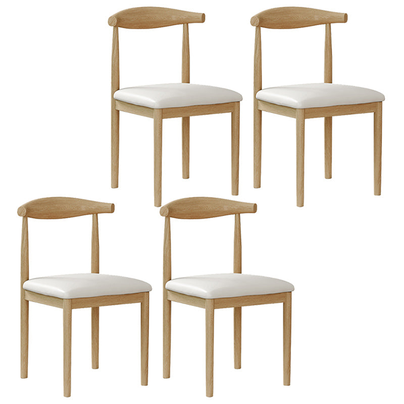 Contemporary Style Metal Chair Set Open Back Side Kitchen Dining Rooms Chair