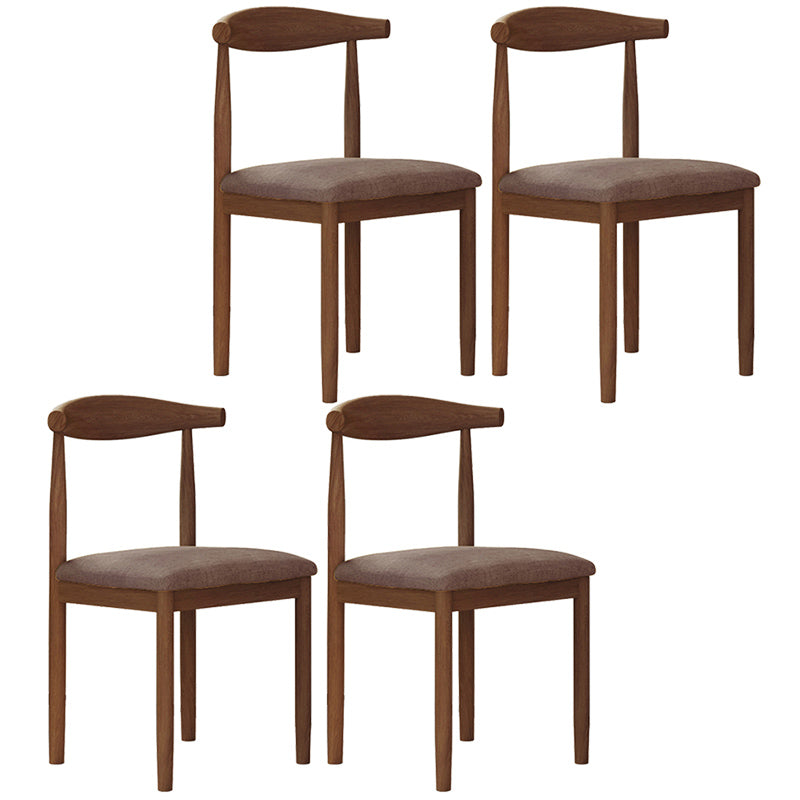 Contemporary Style Metal Chair Set Open Back Side Kitchen Dining Rooms Chair