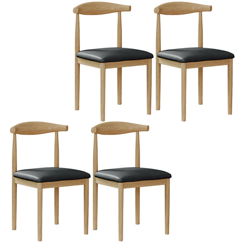 Contemporary Style Metal Chair Set Open Back Side Kitchen Dining Rooms Chair