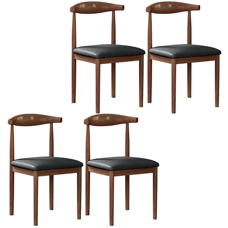 Contemporary Style Metal Chair Set Open Back Side Kitchen Dining Rooms Chair