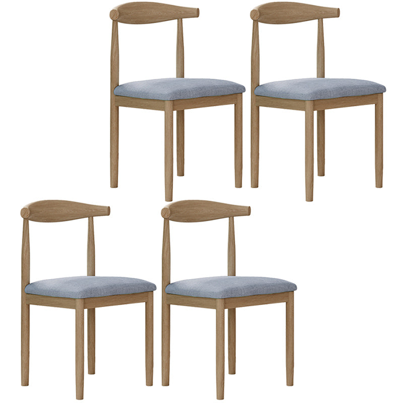 Contemporary Style Metal Chair Set Open Back Side Kitchen Dining Rooms Chair