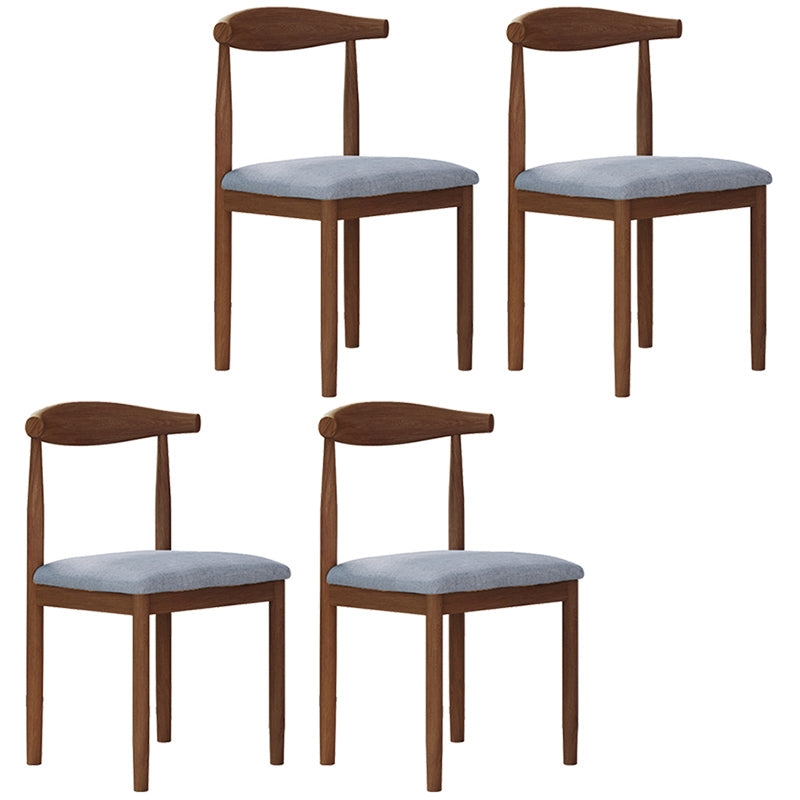 Contemporary Style Metal Chair Set Open Back Side Kitchen Dining Rooms Chair