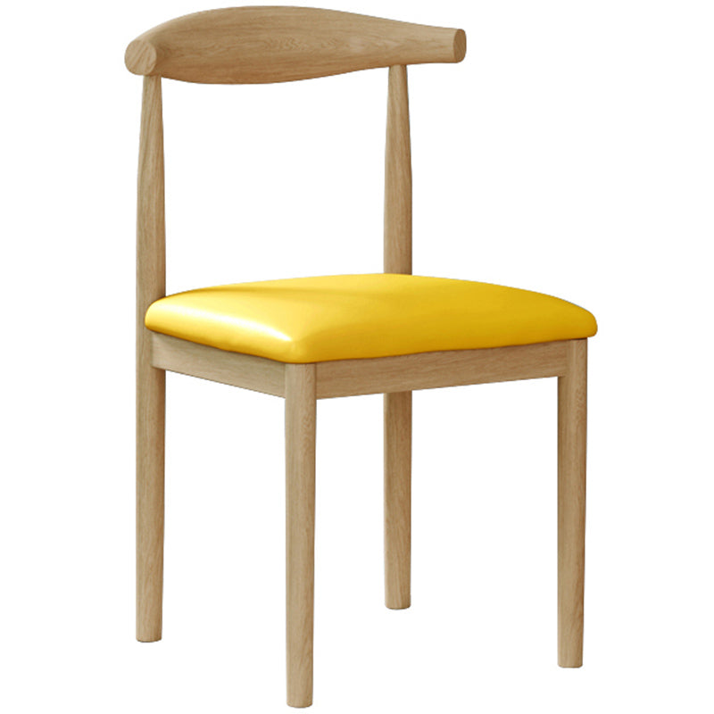 Contemporary Style Metal Chair Set Open Back Side Kitchen Dining Rooms Chair