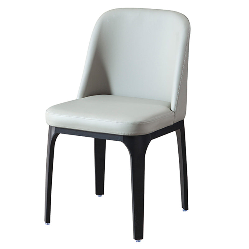 Industrial Restaurant Upholstered Side Chair Matte Finish Parsons Dining Chair