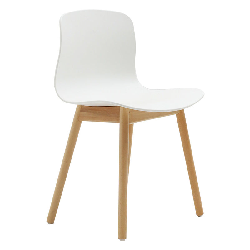 Contemporary Style Dining Armless Chair Wooden Dining Side Chair for Kitchen