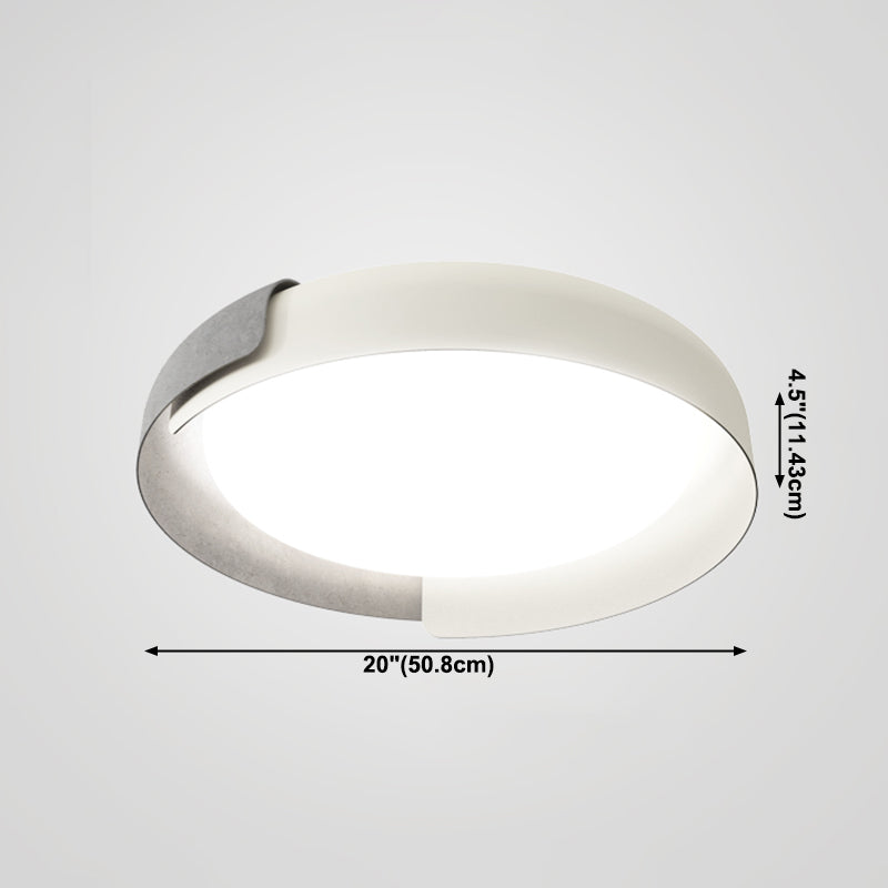 Plafonnier géométrique encastré, plafonnier moderne pour chambre à coucher