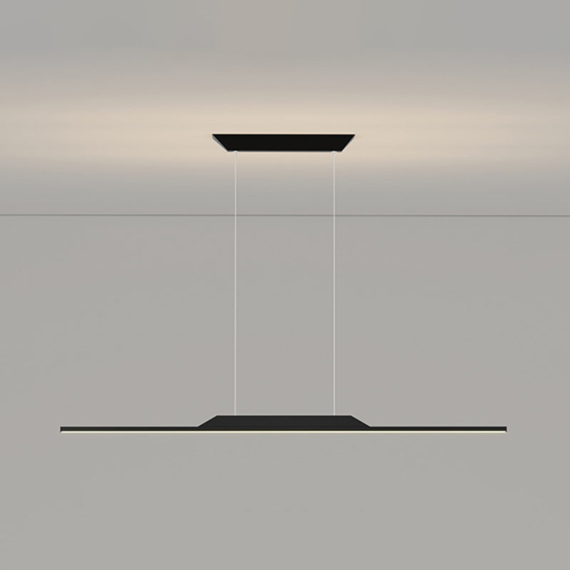 Linear Island Lighting Modern Kitchen Island Lighting Metal 1 Light Island Chandelier