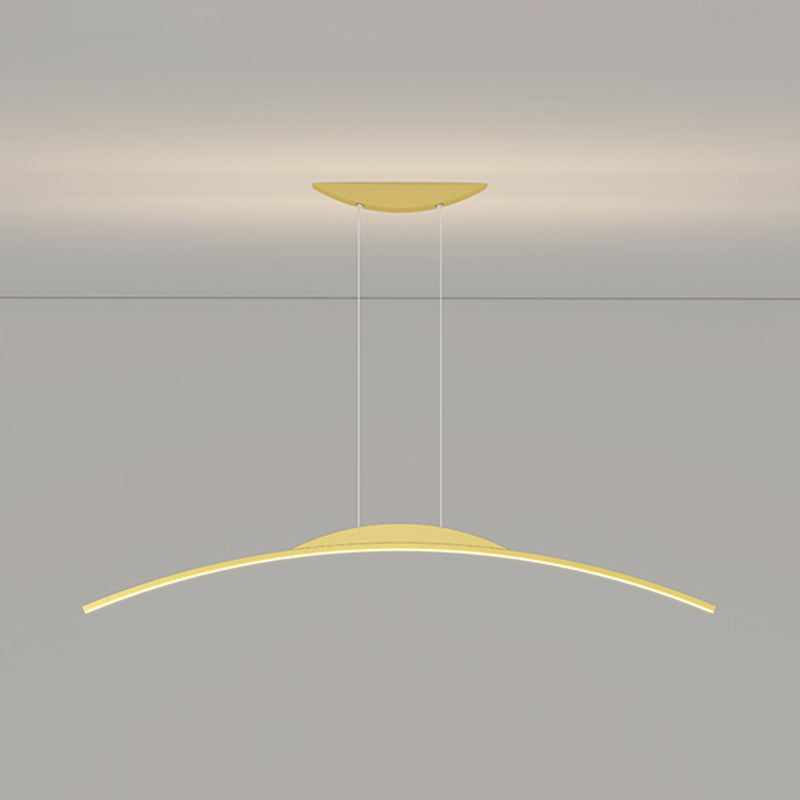 Linear Island Lighting Modern Kitchen Island Lighting Metal 1 Light Island Chandelier