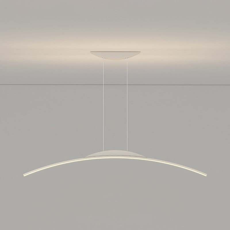 Linear Island Lighting Modern Kitchen Island Lighting Metal 1 Light Island Chandelier