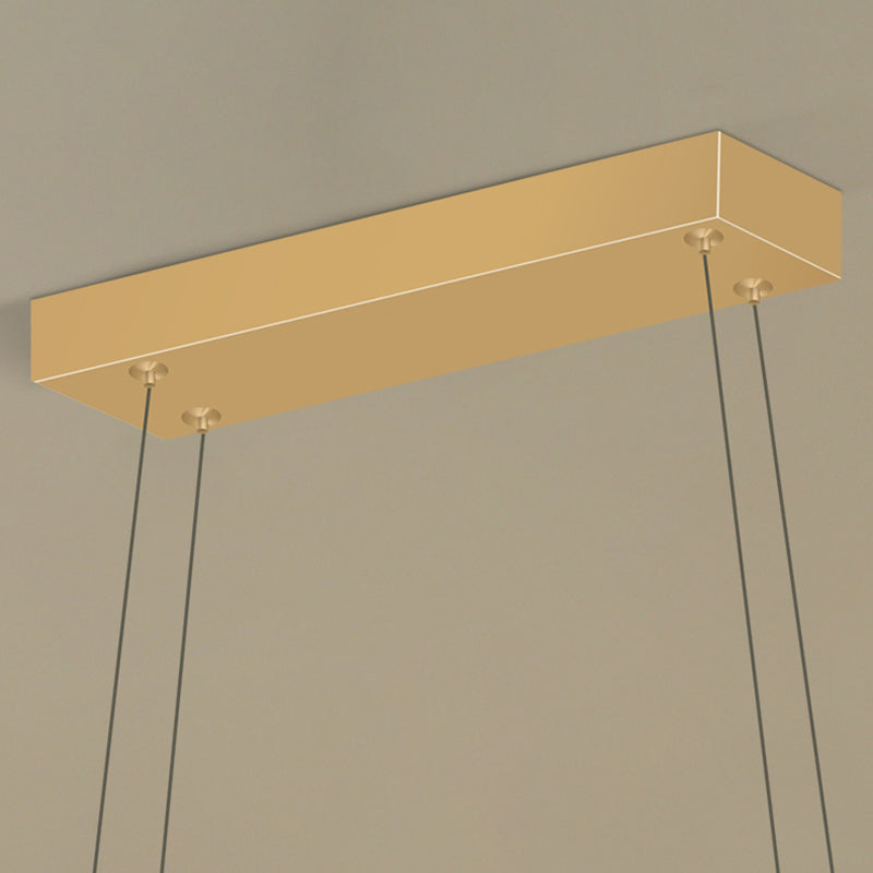 Nordic Characteristic Simple Modern Style LED Island Chandelier Light for Dining Room