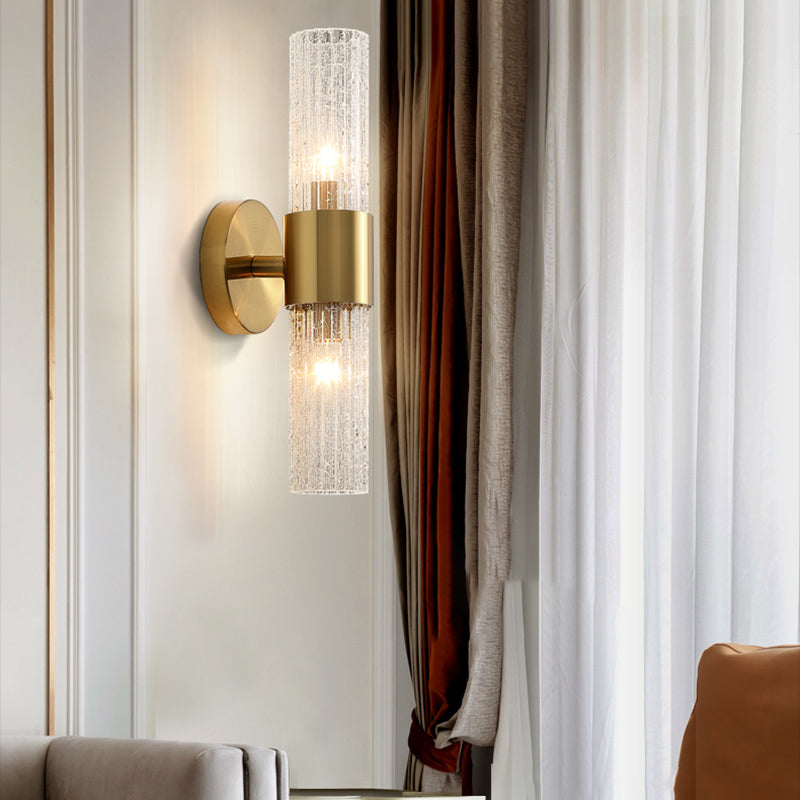 Gold Moderne Leuchten Leuchten Kristallwand Lampe Lampe für Wohnzimmer