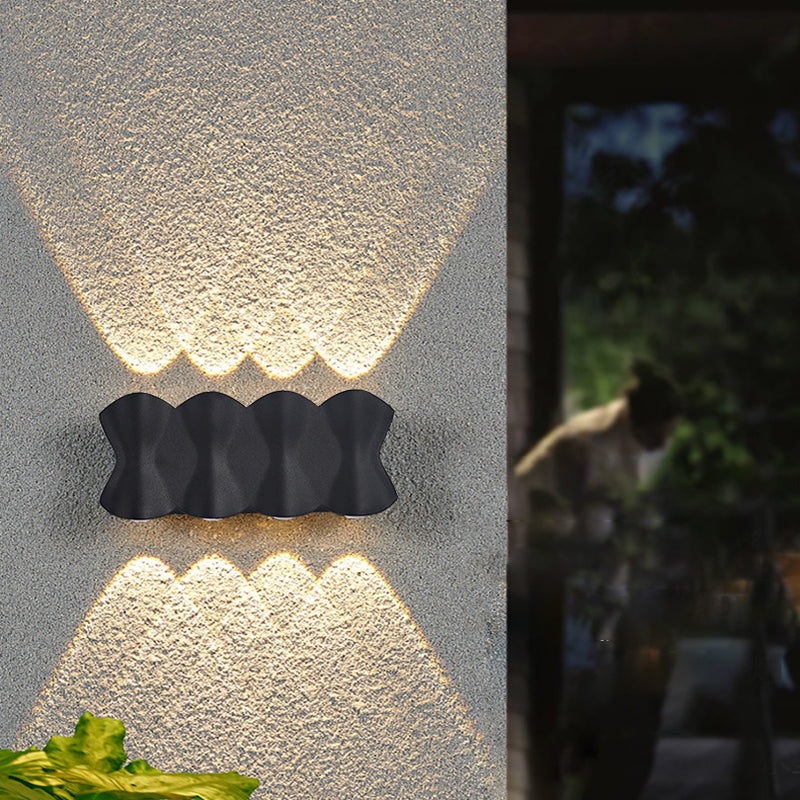 Moderne muur gemonteerd licht aluminium buitenwaterbestendige wandlampen voor tuin