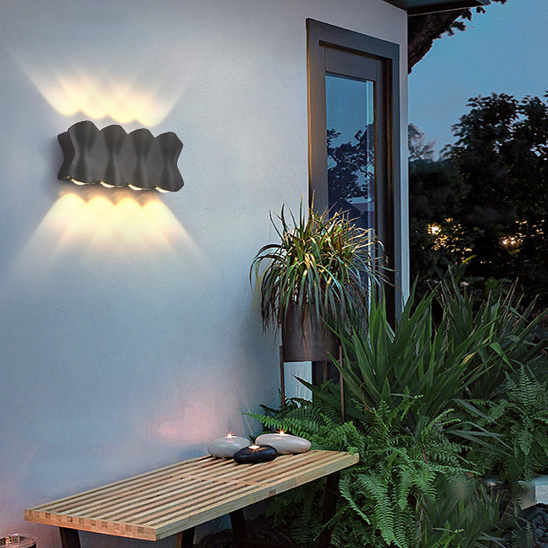 Moderne muur gemonteerd licht aluminium buitenwaterbestendige wandlampen voor tuin