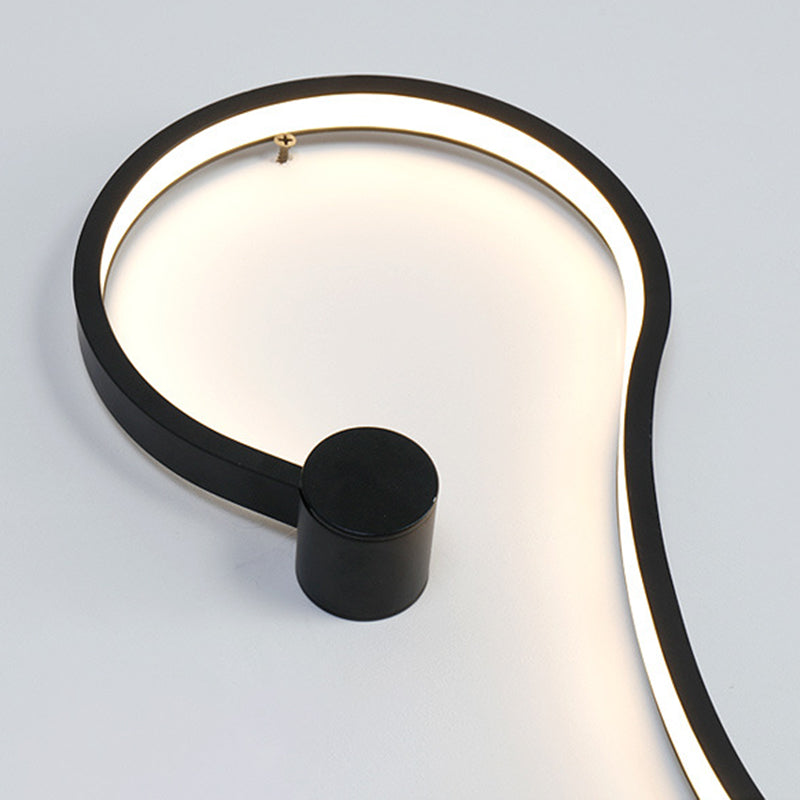 Modern Simplicity LED Wall Light Lacquered Aluminium Linear Wall Sconce with Acrylic Shade
