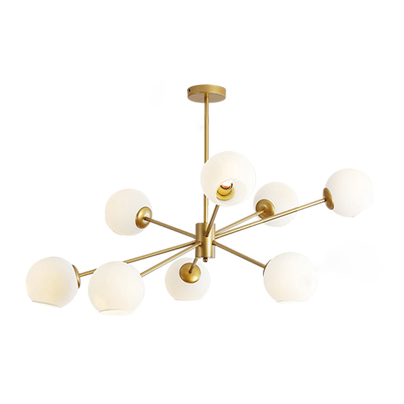 Nordisch moderne einfache leichte Luxusstil Anhänger Kronleuchter Licht für Wohnzimmer