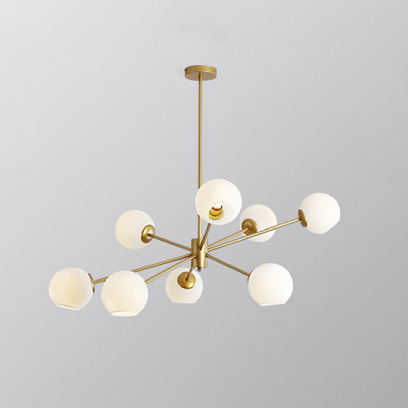 Nordisch moderne einfache leichte Luxusstil Anhänger Kronleuchter Licht für Wohnzimmer