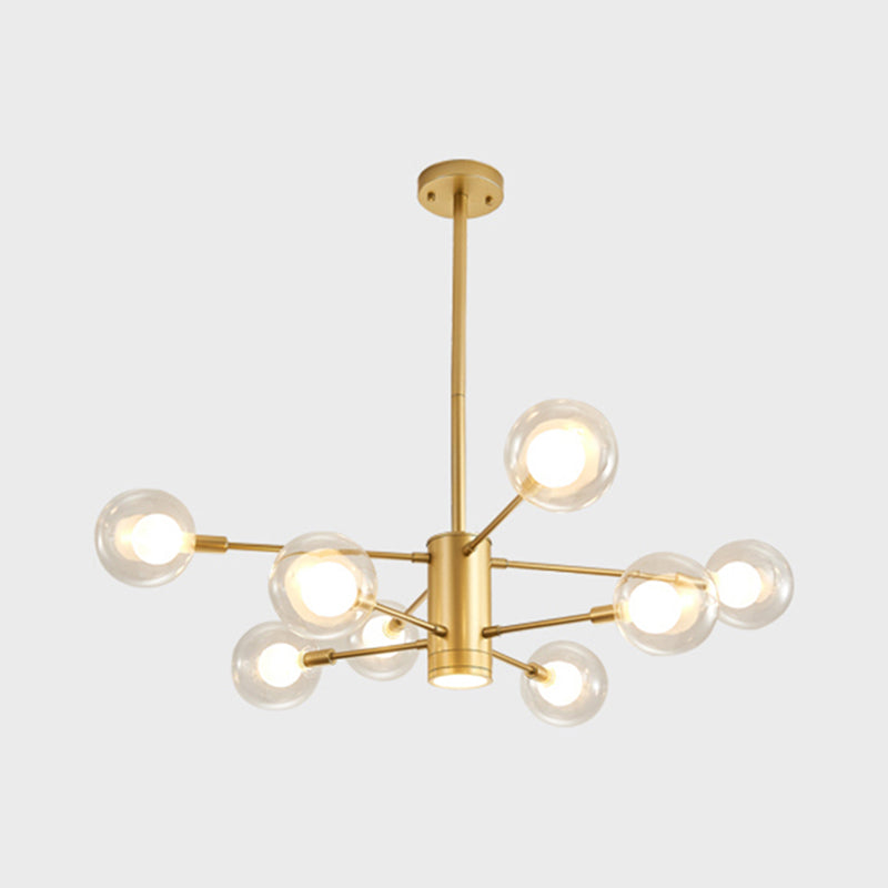 Gold Branch Chandelier Contemporary Chandeliers Glass Multi Lights Chandelier Lamp