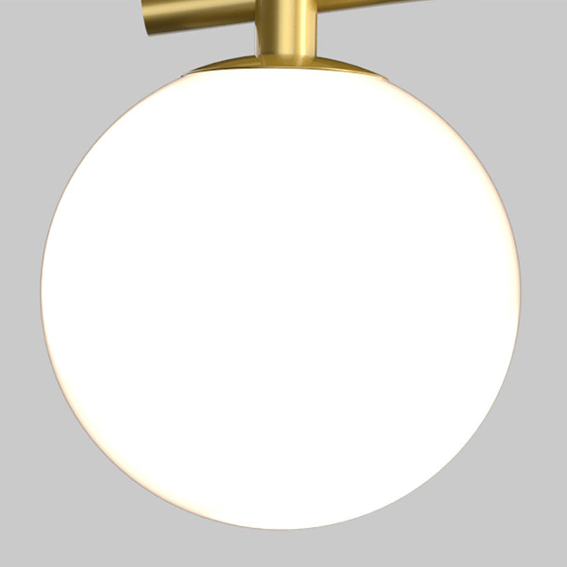 Gouden ballen kroonluchter hedendaagse kroonluchters glas multi -lights kroonluchter lamp