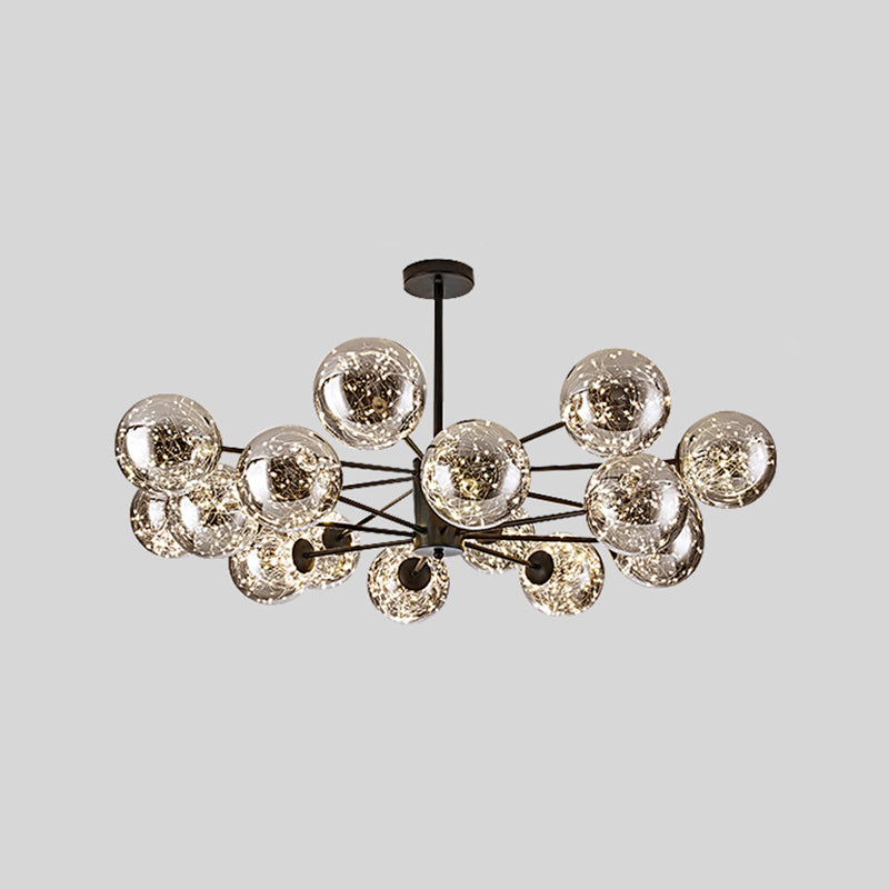 Kugeln Kronleuchter zeitgenössischer Kronleuchter Glas Multi -Leuchten hängen Leuchten