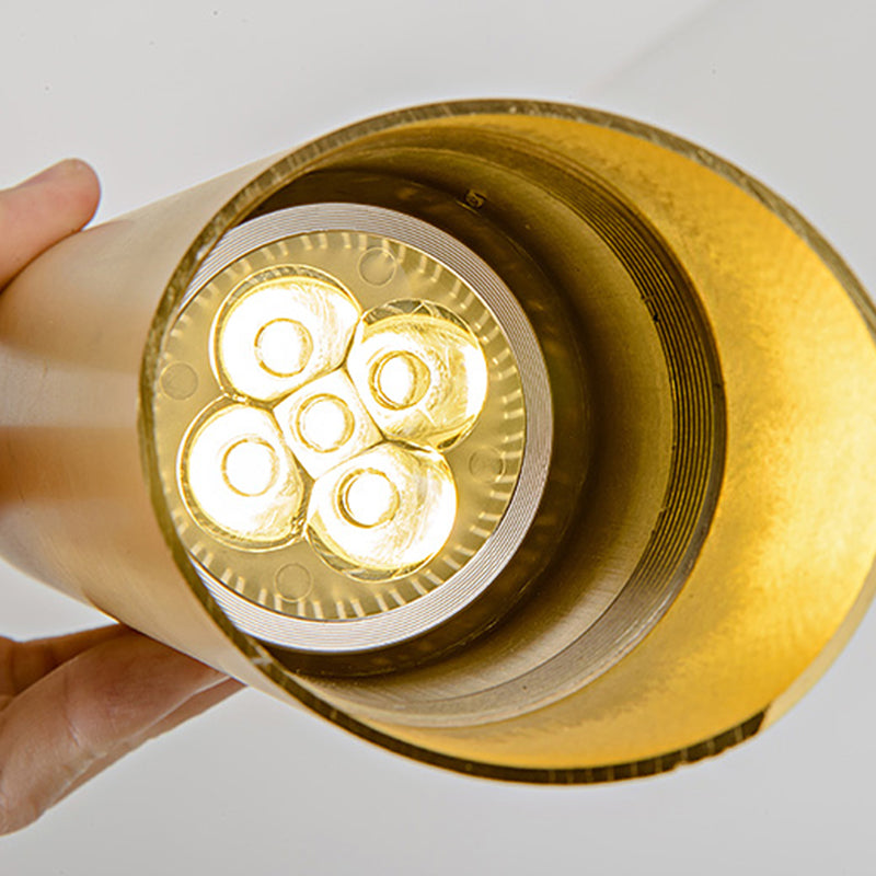 Contemporary Style Cylinder Drop Pendant Metal 3 Lights Pendant Light Kit