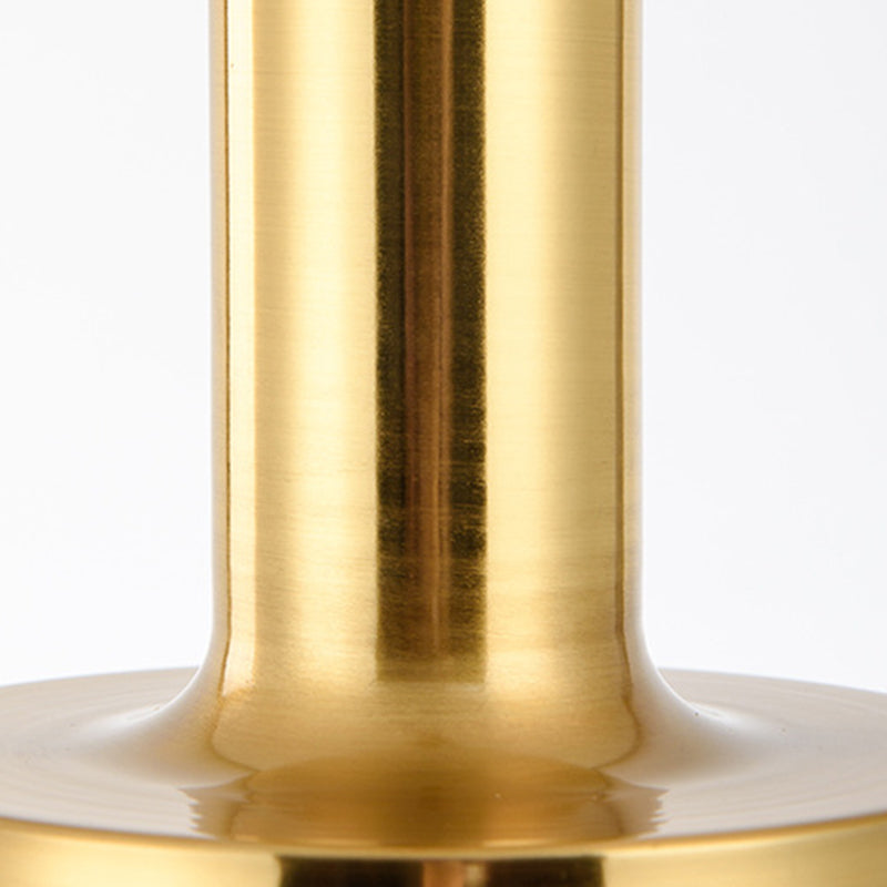 Lámpara de colgante de cilindro de hierro de luz de luz de un solo colgante moderno en oro en oro