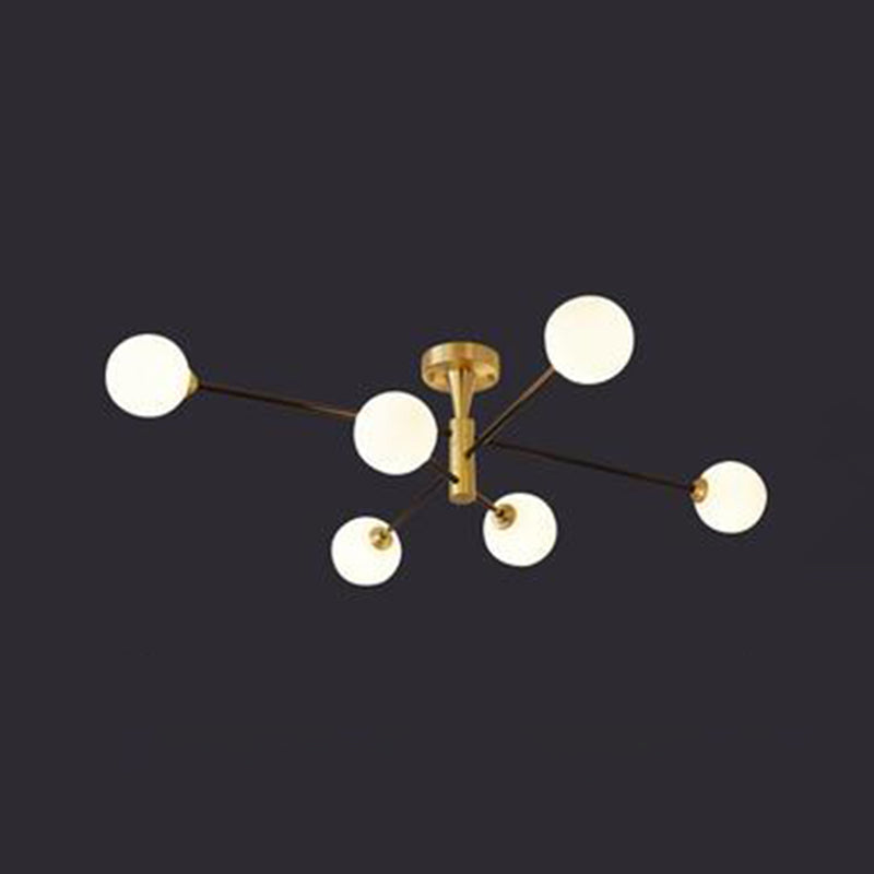 Nordic Modern Light Luxury Style Chandelier Pendant Light for Bedroom Living Room Dining Room
