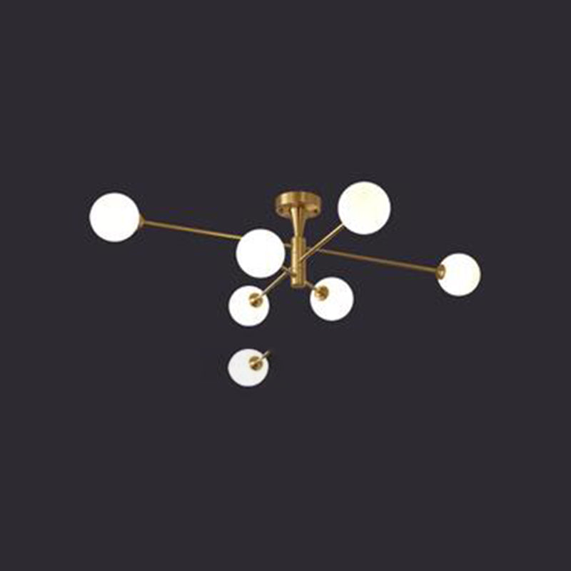 Nordic Modern Light Luxury Style Chandelier Pendant Light for Bedroom Living Room Dining Room