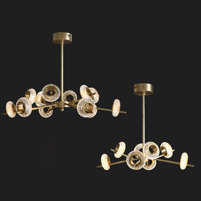 Lampada lampadario Starburst Fun a tenuta in metallo moderno a LED in metallo Aione a sospensione a sospensione