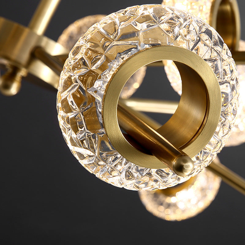 Lampada lampadario Starburst Fun a tenuta in metallo moderno a LED in metallo Aione a sospensione a sospensione