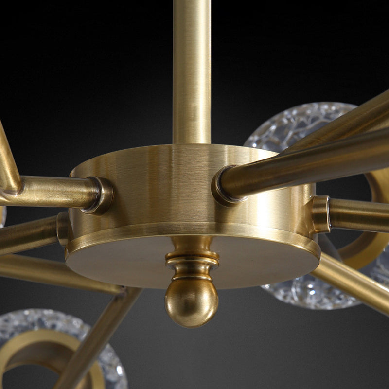 Lampada lampadario Starburst Fun a tenuta in metallo moderno a LED in metallo Aione a sospensione a sospensione