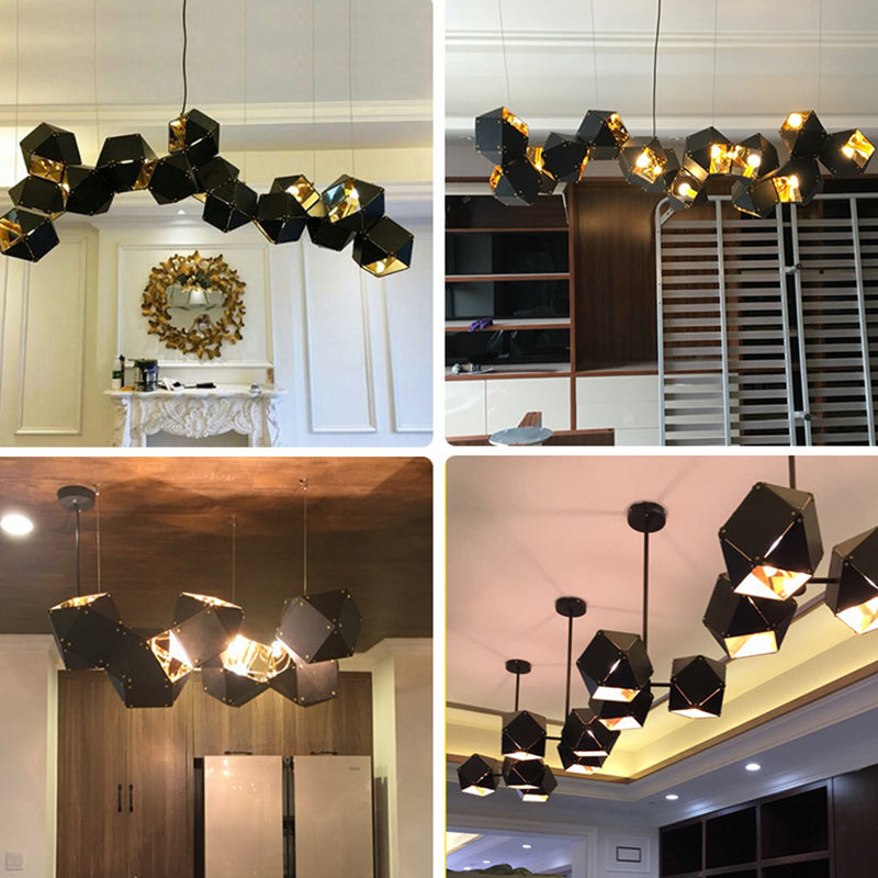 Postmodern Farmhouse Affermazione del soffitto per la sala da pranzo Coffee Shop