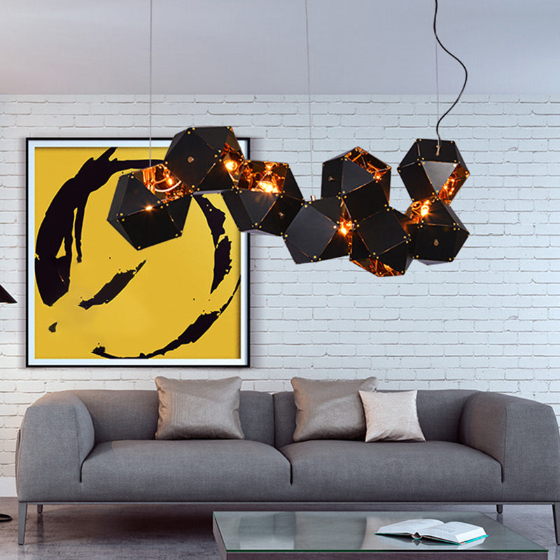 Postmodern Farmhouse Affermazione del soffitto per la sala da pranzo Coffee Shop