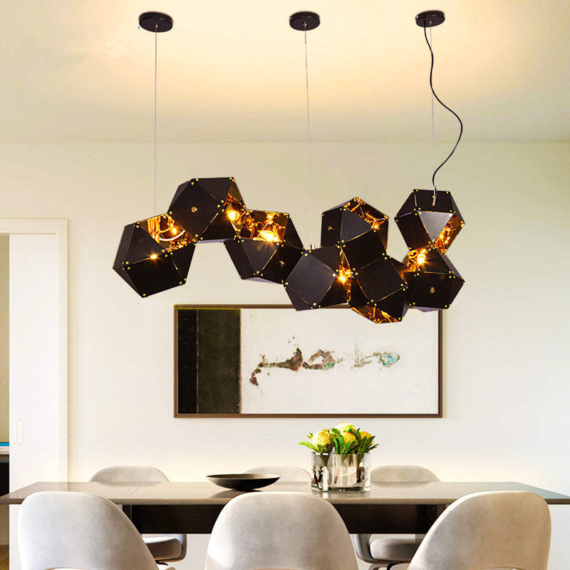 Postmodern Farmhouse Affermazione del soffitto per la sala da pranzo Coffee Shop