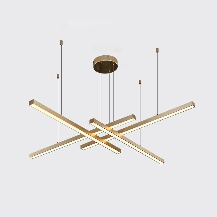 Strip lampadario a più livelli Postmodern Metal lampadario a pendente per salotto