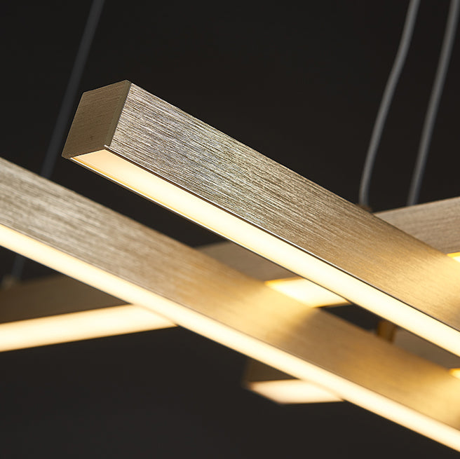 Strip lampadario a più livelli Postmodern Metal lampadario a pendente per salotto