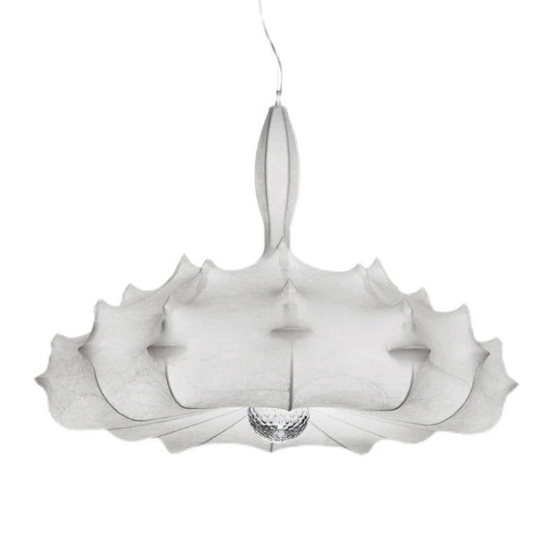 Livrage pendentif de salon ombré Tissure de plafond de plafond simple en blanc