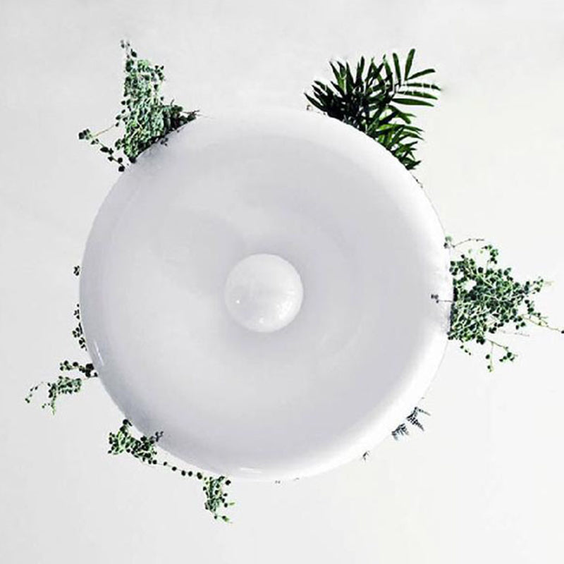 Single-Light Metal Frame Plant Pendant Light for Dinning Room Bedroom Hanging Lamp (Without Plants)