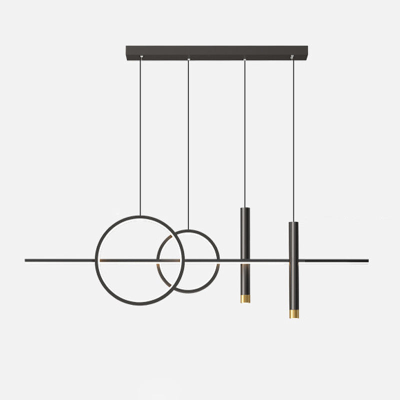 Linear Isola Lighting Acrilic Contemporary Simplicity Fishings a sospensione per il ristorante