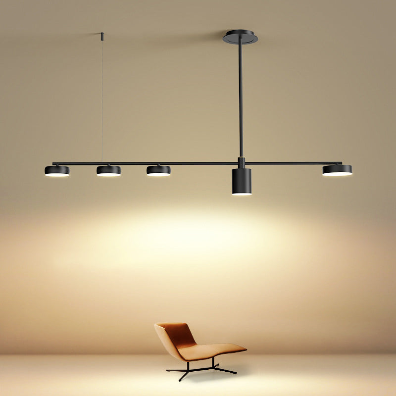 Drum Island Lighting Acrylic Contemporary Simplicity Pendant Lighting Fixtures for Restaurant