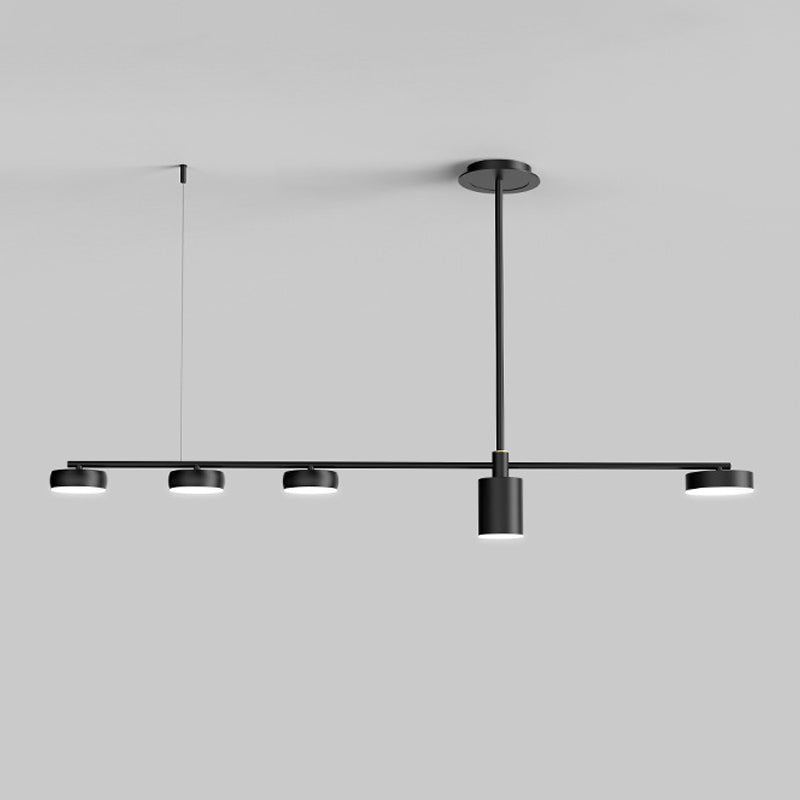 Drum Island Lighting Acrilic Contemporary Simplicity Fidurs a sospensione per il ristorante