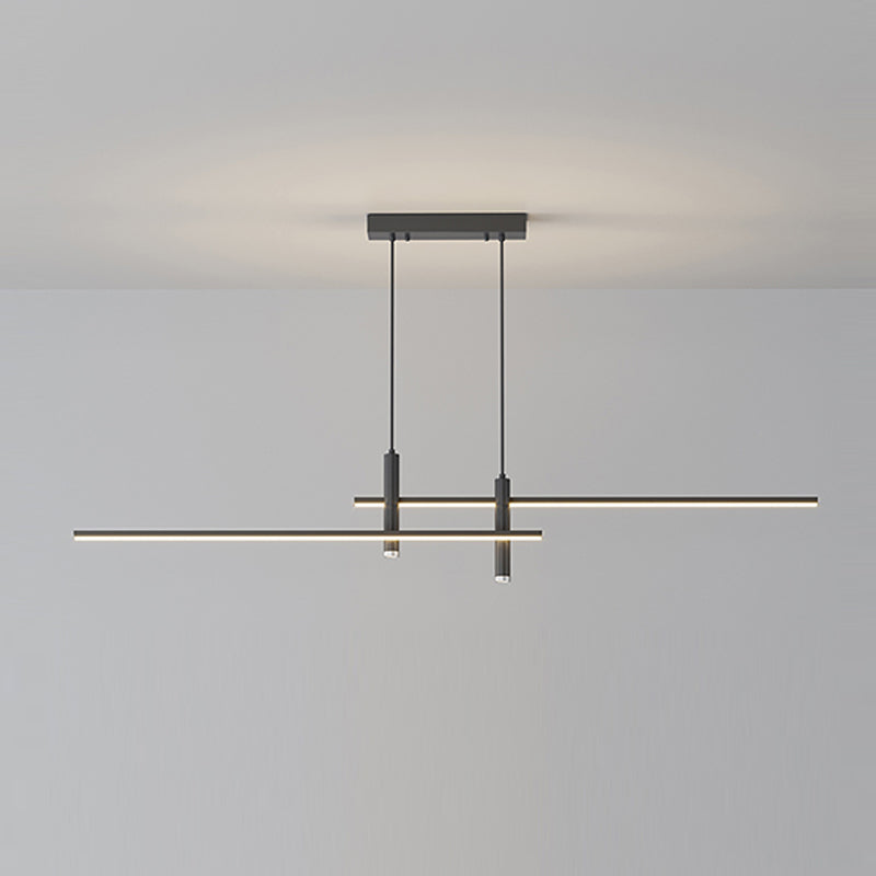 Modern Island Lighting with Aluminum Shade Simplicity LED Metal Ceiling Pendant Light