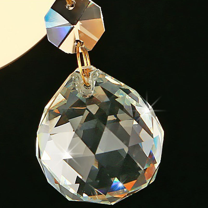 Luz de aplicador de pelota para dormitorio un estilo de pared de cristal de estilo de estilo de una luz