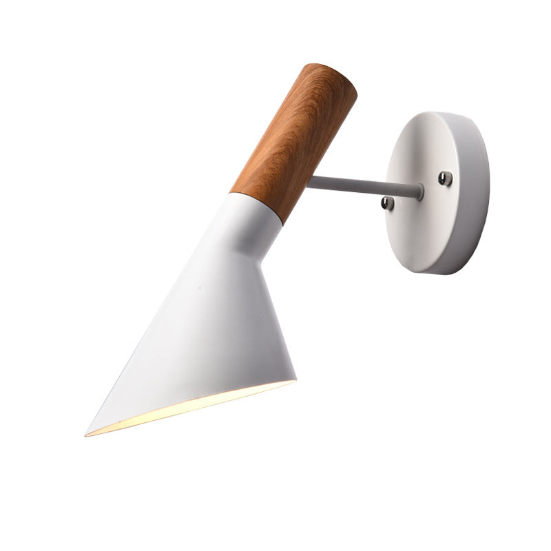 Cone Wall Mounted Lamps Vintage Industrial Metal Wall Sconces Lighting Fixtures for Courtyard