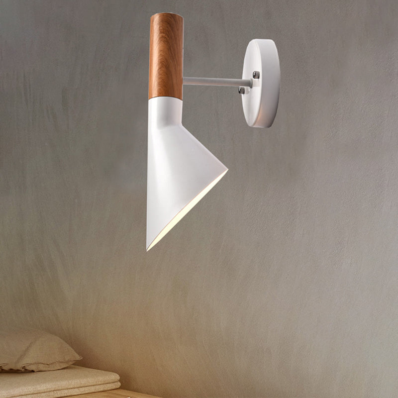 Cone Wall Mounted Lamps Vintage Industrial Metal Wall Sconces Lighting Fixtures for Courtyard