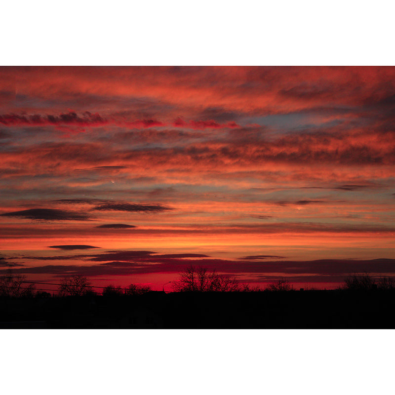 Sky Mural Decal Customized Contemporary Wall Covering for Dining Room Bedroom