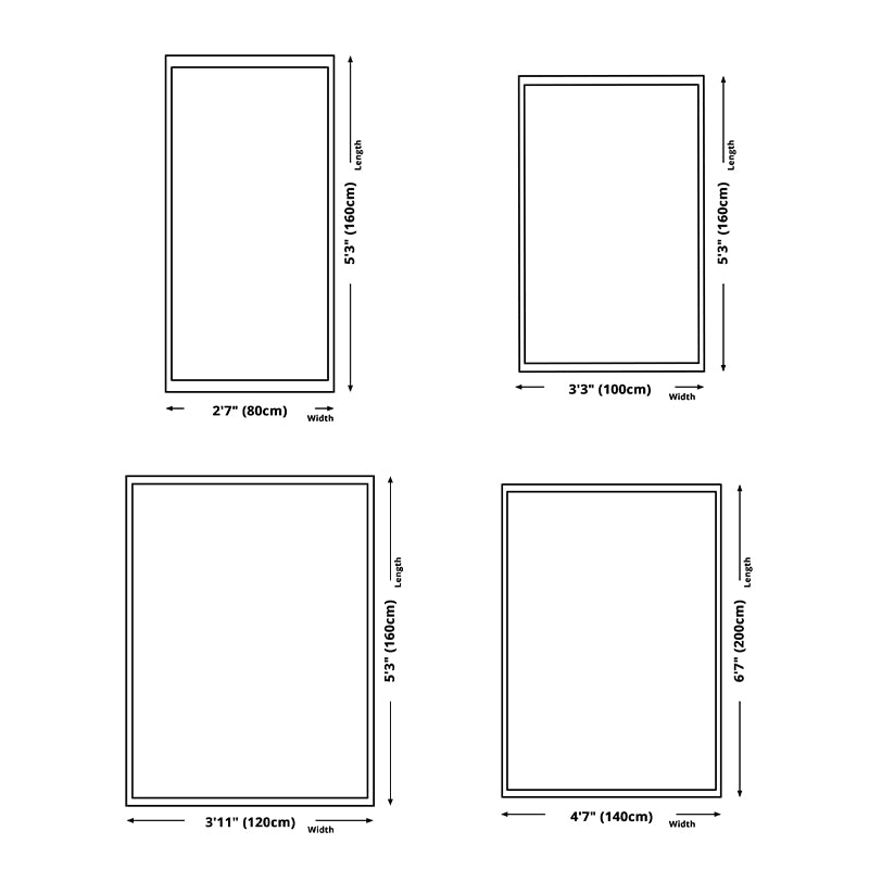 Luxury Carpet Fancy Contrast Panel Area Rug Washable Polyester Anti-Slip Carpet for Home Decor