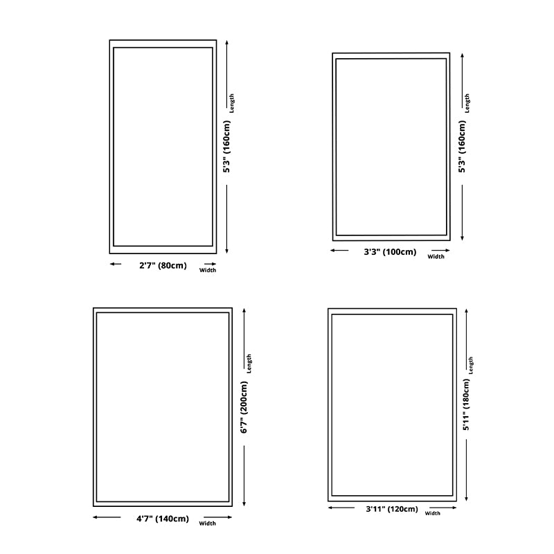 Gorgeous Polyster Indoor Rug Houndstooth Pattern Carpet Non-Slip Area Rug for Living Room