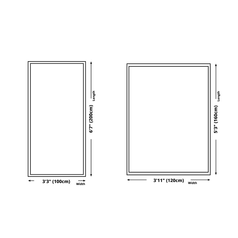 Modern Living Room Area Rug Nordic Color Block Carpet Polyester Indoor Rug with Non-Slip Backing